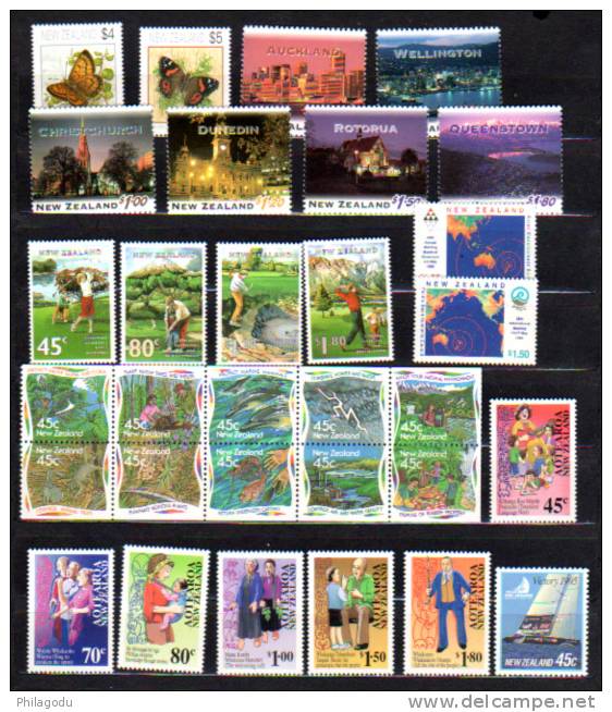 1995 Mont Cook, Les Saisons, Mythes, Légendes Etc ,entre 1269 Et 1339 + Bf  93 / 98 **, Cote 181,75 € - Unused Stamps