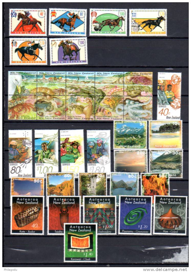 1996, Année Quasi Complète, Entre 1419 Et 1455 + Bf 107 / 111 **, Cote 158,40 €, - Unused Stamps