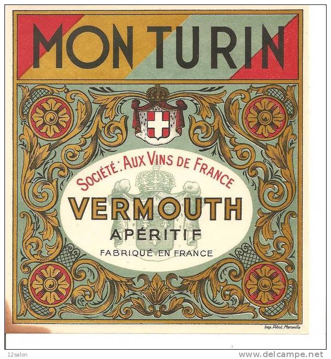 MONTURIN VERMOUTH APERITIF - Other & Unclassified
