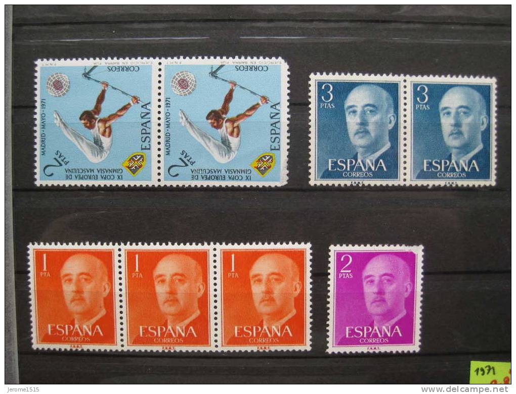 Timbres Espagne  : Lot 1971 - Neufs