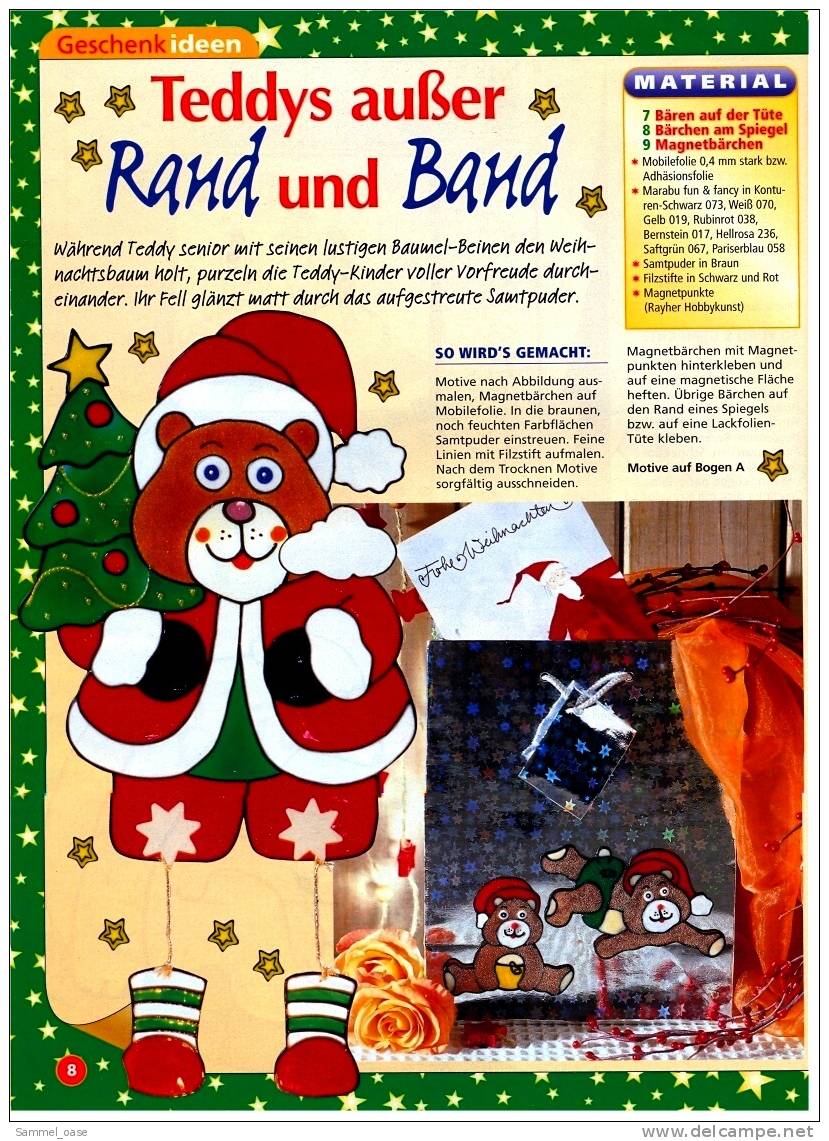 Window Color  - Bunte Winter Weihnachten Bastelwelt Lea  -  140 Tolle Dekorative Ideen -  Von 2002 - Loisirs & Collections