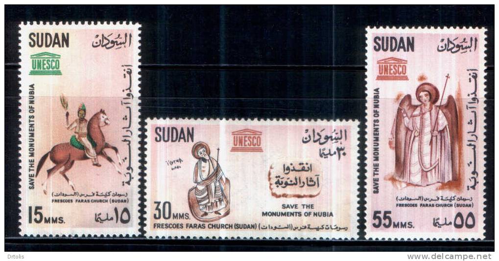 SUDAN / UNESCO / SAVE NUBIAN MONUMENTS / MNH /  VF    . - Soudan (1954-...)