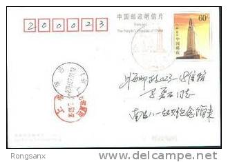 PP 20030701 CHINA PLA 'S Monument P-CARD - Postales