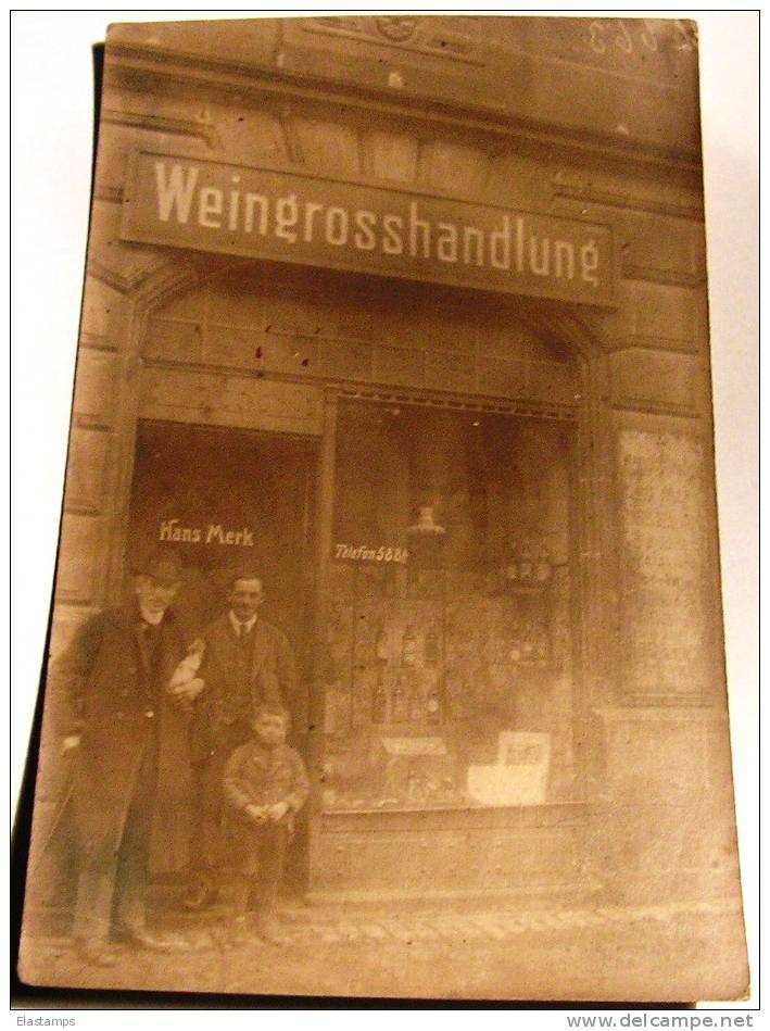 == Weinhandlung,  Hans Merck ..* Privatfoto.. Leider Ohne Ortsangabe - Doisneau