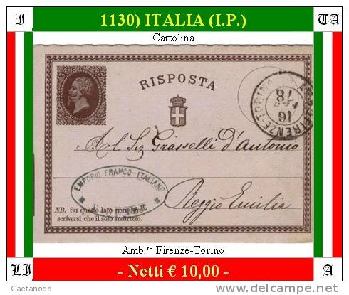 Italia 01130 (I.P.) - Afgestempeld