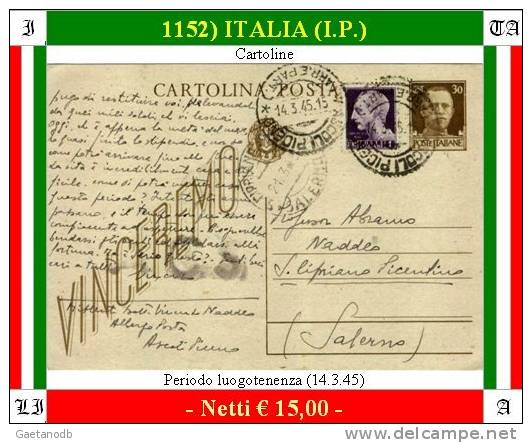 Ascoli Piceno 01152 (R.S.I.) - Storia Postale