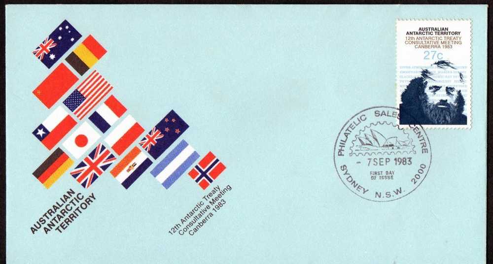 Australian Antarctic Territory 1983 Treaty Meeting FDC Sydney - FDC