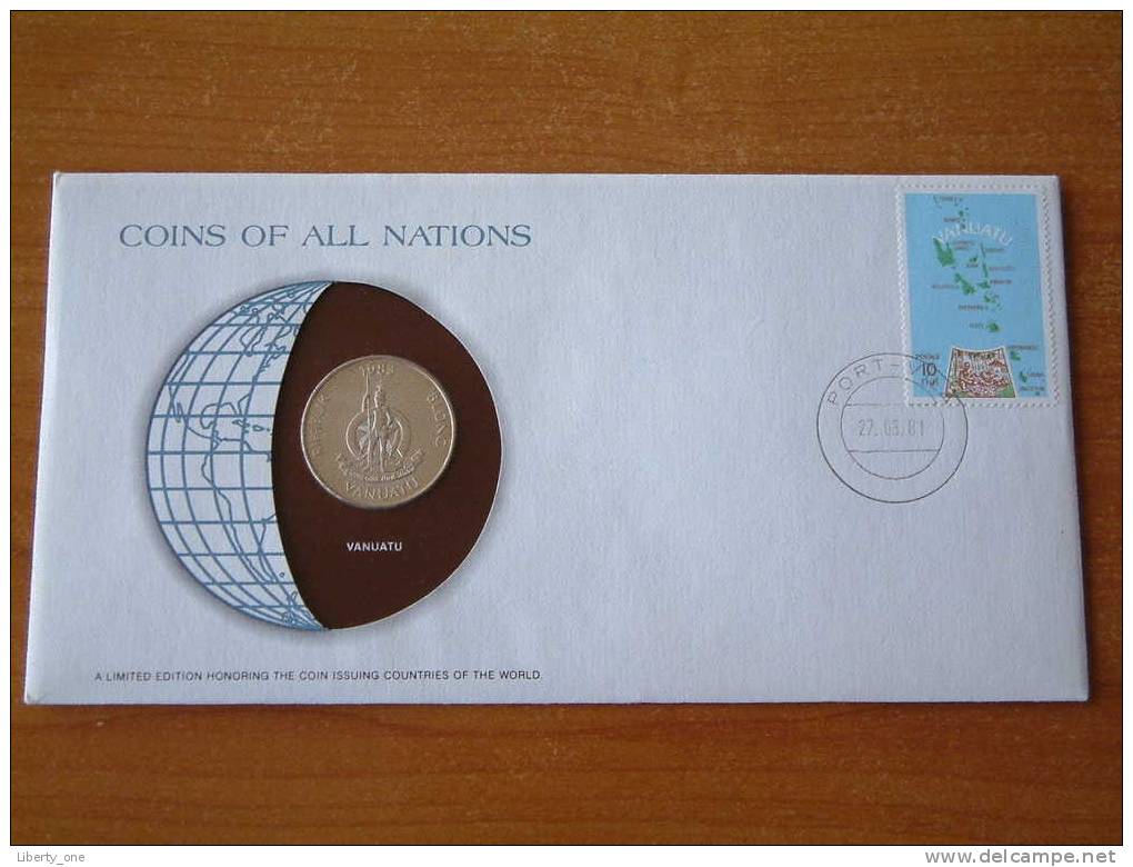 VANUATU - COINS OF ALL NATIONS 1981 / Certified For The Franklin Mint ( 20 VATU 1983 - Zie Foto´s Voor Details ) - Monnaies