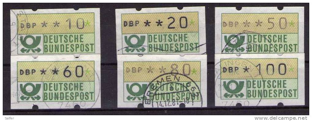 Germania / Bund   AUTOMATICI  Usati - Machine Labels [ATM]