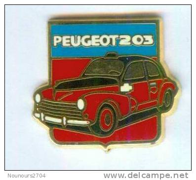 Pin's PEUGEOT 203 - Zamac - Hélium - 674 - Peugeot