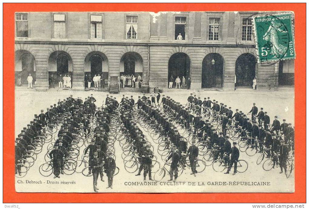 Dpt   75   Paris   "   Compagnie Cycliste De La Gare Republicaine   " - Petits Métiers à Paris