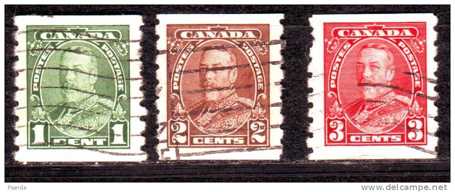 1935 Canada Sc# A 81 228-230 - Used Stamps