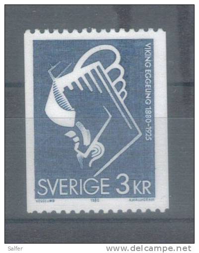 SVEZIA 1980  100° NASCITA VIKING EGGELING 1 Val  MNH - Unused Stamps