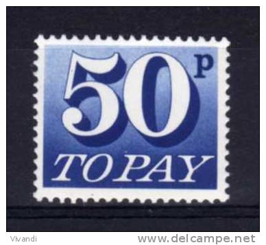 Great Britain - 1970 - 50p Postage Due - MNH - Tasse