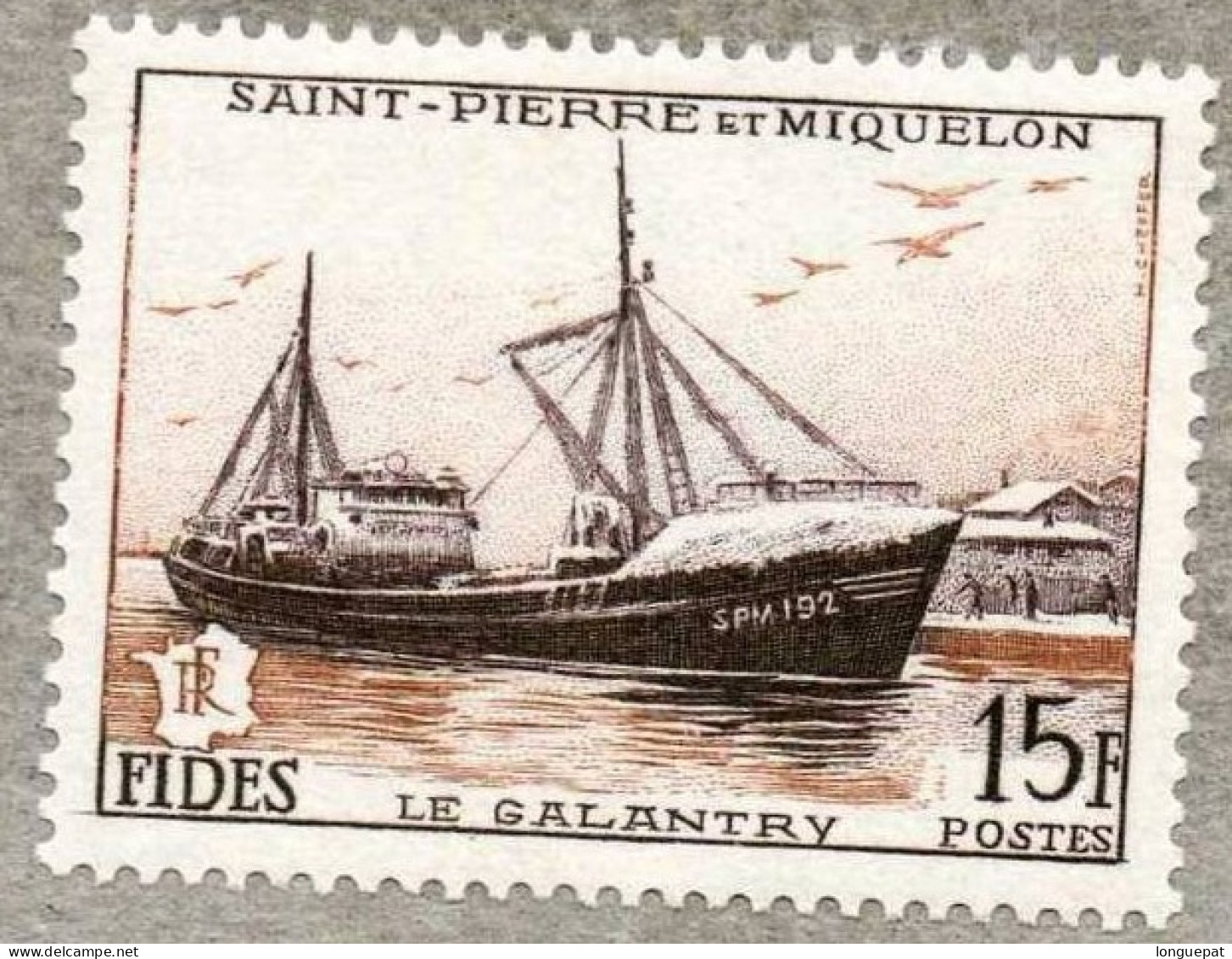 SAINT-PIERRE Et MIQUELON :  Chalutier "le Galantry" - F.I.D.E.S - Neufs