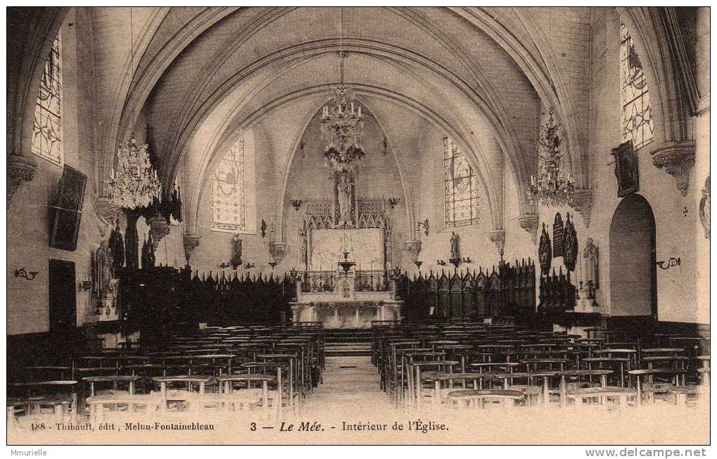 SEINE Et MARNE-LE MEE Intérieur De L'Eglise-MB - Le Mee Sur Seine