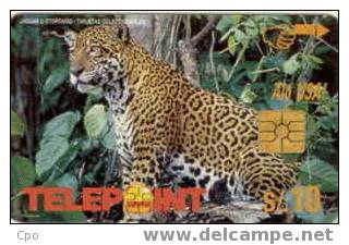 # PERU 17 Jaguar 10 Gem -animal-  Tres Bon Etat - Perú