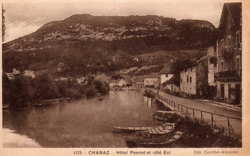 73.  CHANAZ.     ( SAVOIE ).  HÔTEL PONNET.  CÔTE EST ....................... C437 - Autres & Non Classés