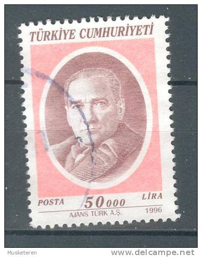 Turkey 1996 Mi. 3076 A     50.000 L Kemal Atatürk Perf 13 X 13 1/4 - Unused Stamps