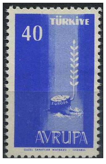 PIA - CEPT - 1958 - TURCHIA - (Yv 1412-13) - Neufs