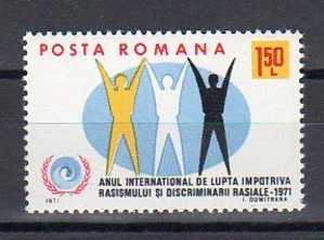 Romania 1971 / International Year Against Racism - Nuevos