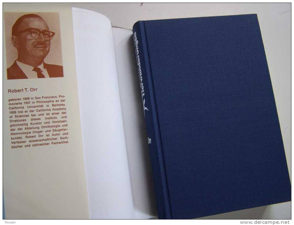 Das Grosse Buch Der Tierwanderungen Robert T.Orr-Motive-Orientierung Verhalten 1975 Buchclub Ex Libris- - Tierwelt