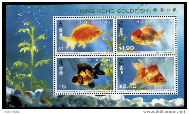 Hong Kong 1993 Goldfish Stamps S/s Fauna Fish - Ungebraucht