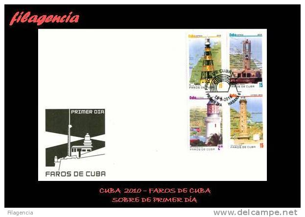 AMERICA. CUBA SPD-FDC. 2010 FAROS DE CUBA - FDC