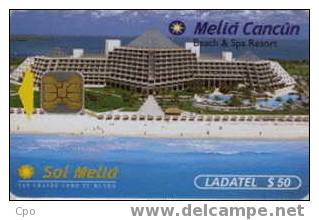 # MEXICO A107 Melia Cancun 50 Ob1   Tres Bon Etat - Mexique