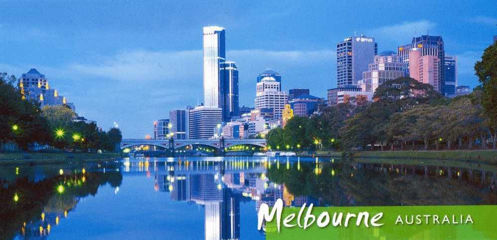 Australia Melbourne - Summer Evening View From The Yarra River Unused - Melbourne