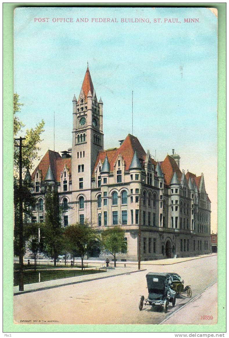 CPA: Etats-Unis - USA - MN - Saint Paul - Post Office And Federal Building - Minneapolis