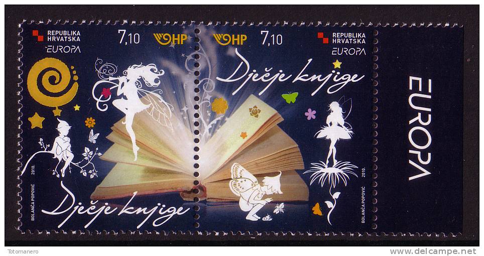 CROATIA/Kroatien  EUROPA 2010  "Children´s Booksr" Set 2v** - 2010