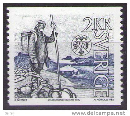 SVEZIA  1985 100° TOURING CLUB SVEDESE  1 Val  MNH - Unused Stamps