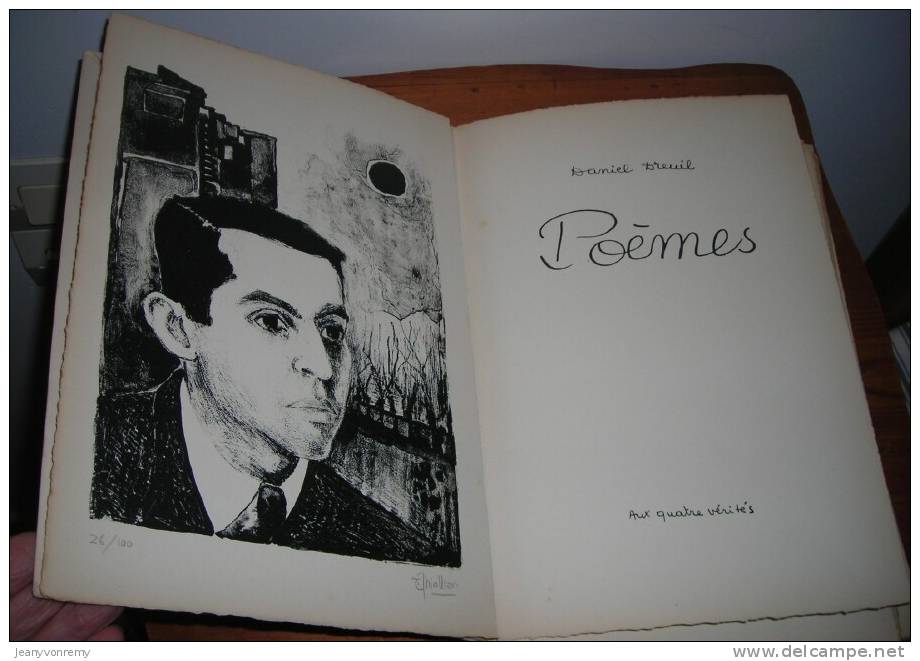 Poèmes. Daniel Dreuil. Aux Quatre Vérités, 1954. Exemplaire Numéroté. - Franse Schrijvers