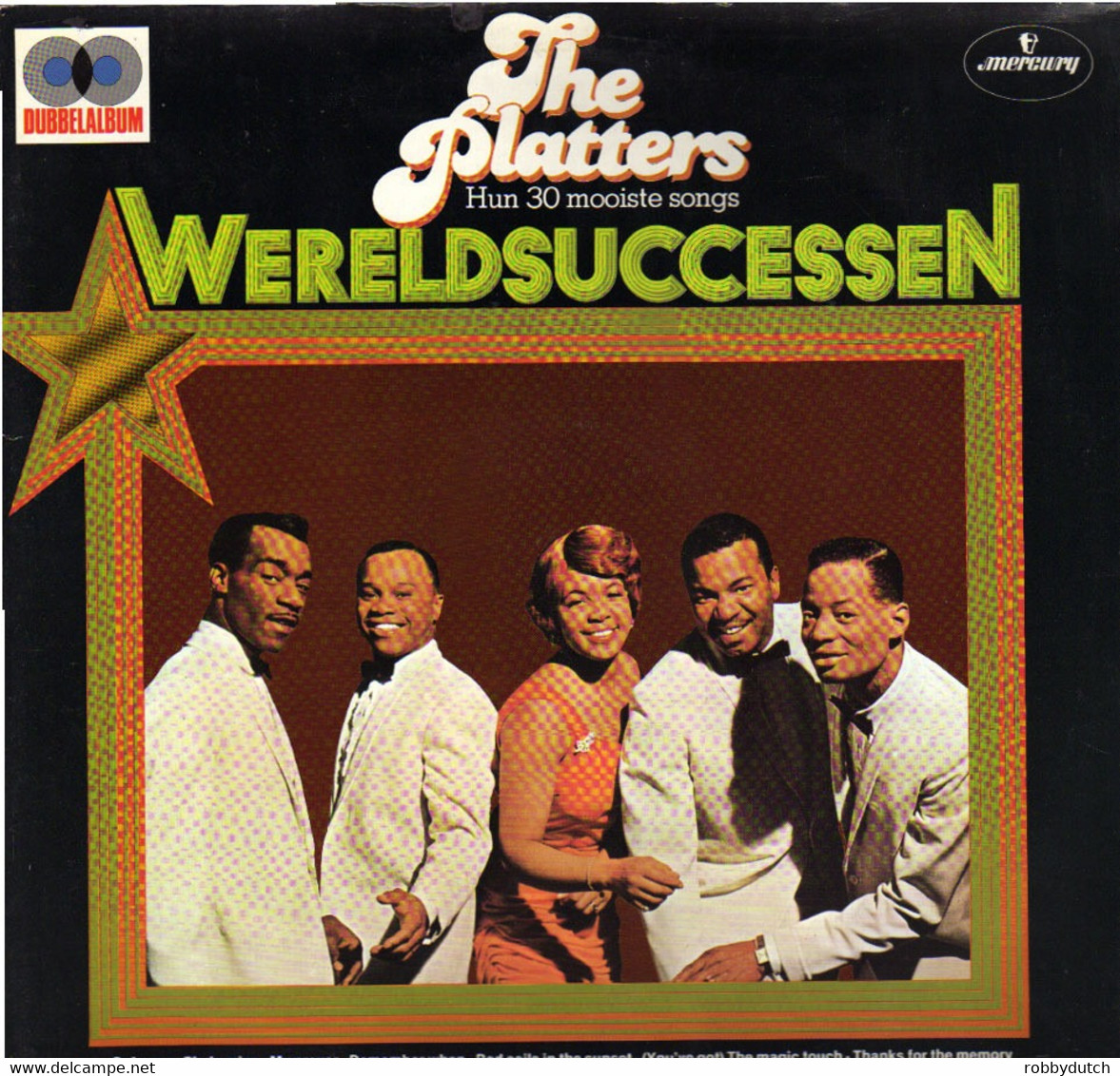 * 2LP *  THE PLATTERS - WERELDSUCCESSEN (Hun 30 Mooiste Songs) (Holland 197? Ex-!!!) - Soul - R&B