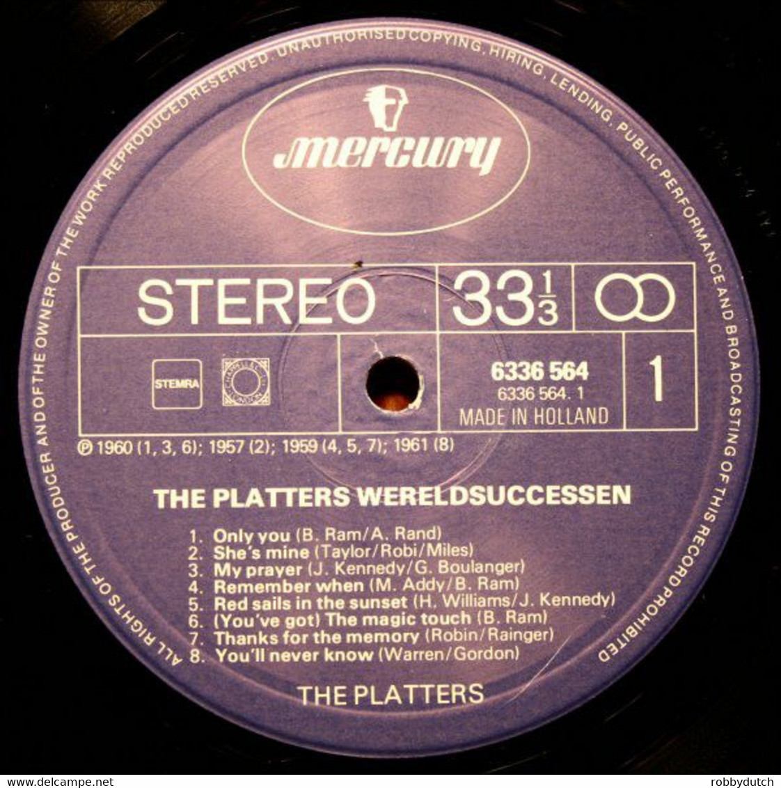 * 2LP *  THE PLATTERS - WERELDSUCCESSEN (Hun 30 Mooiste Songs) (Holland 197? Ex-!!!) - Soul - R&B