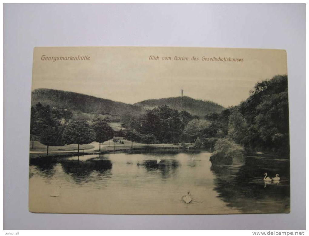 Georgmsrienhütte. - Blick Vom Garten Des Gesellschaftshauses. (12 - 5 - 1914) - Georgsmarienhuette