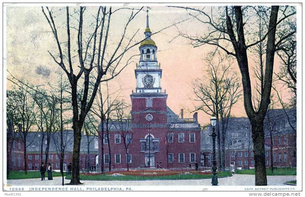 Independence Hall, Philadelphia, 1919 - Présidents