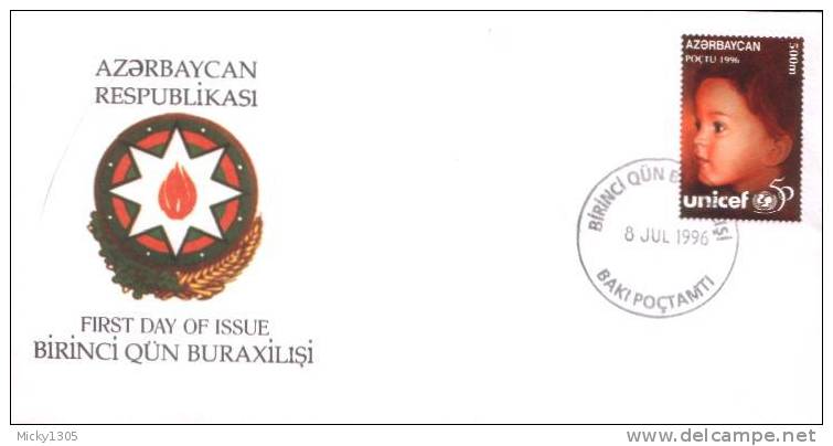 Aserbaidschan -  Mi-Nr 327 FDC (u428) - Azerbaiján