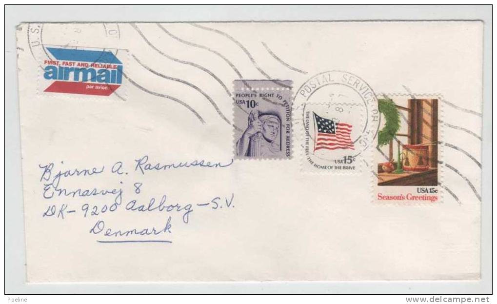 USA Cover Sent To DENMARK - Storia Postale