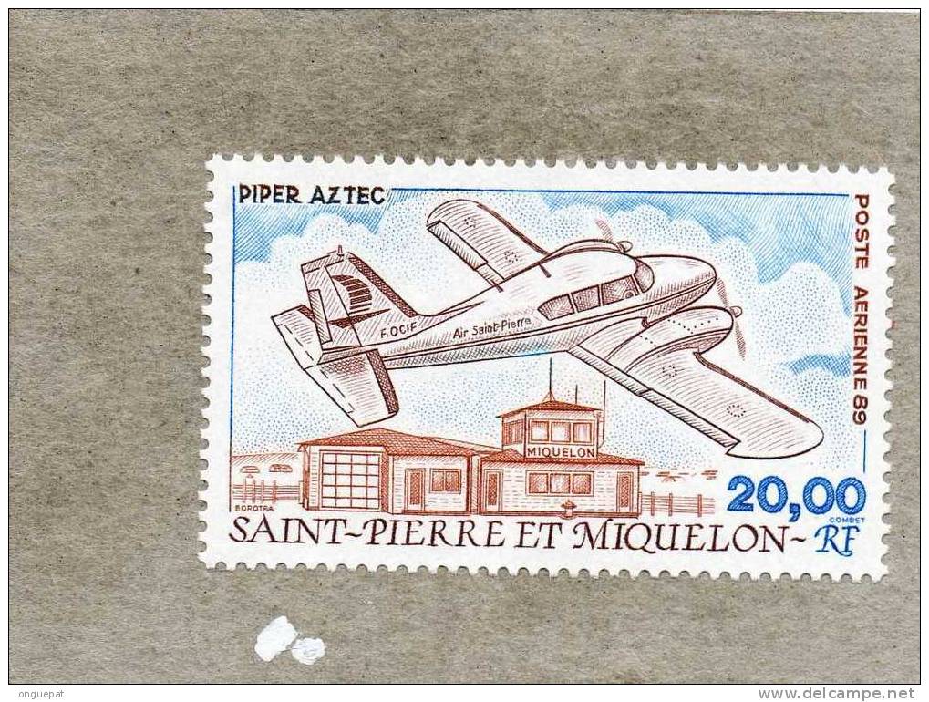 SAINT-PIERRE Et MIQUELON : Avions D´Air St Pierre : Piper Aztec Et Aérodrome De Miquelon - Nuevos