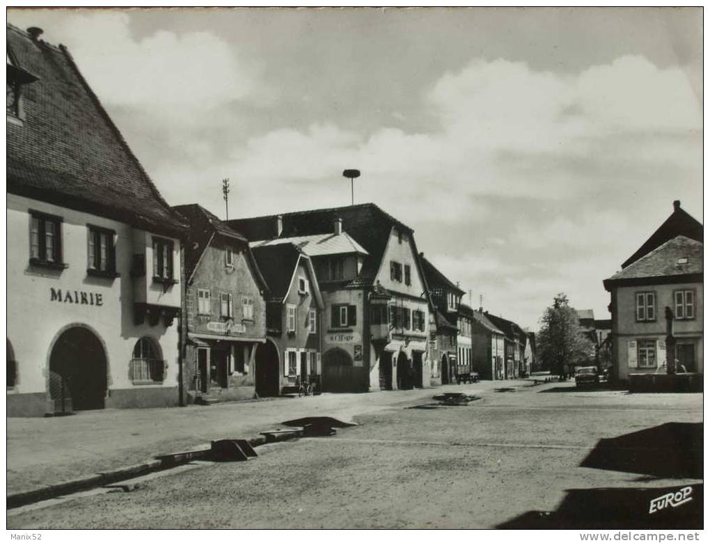 67 - CHATENOIS - Le Centre Du Bourg (Mairie, Commerces...) CPSM - Chatenois