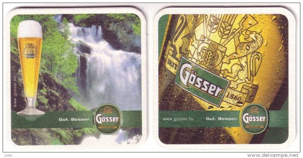 GOSSER BEER * Coaster Bière Bier Cerveza Birra Cerveja Mat Sous-bock Posavasos Bierdeckel Sotto-boccale Coasters - Beer Mats