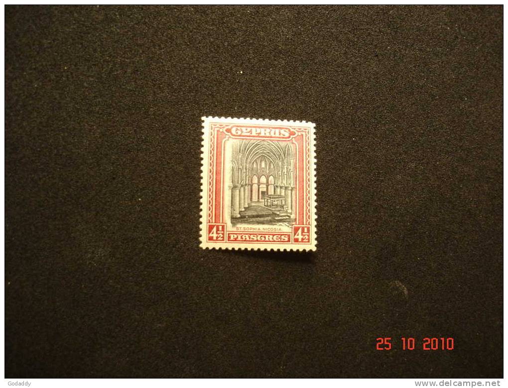 Cyprus 1934 King.George V   4 1/2 Pi   MH - Cyprus (...-1960)