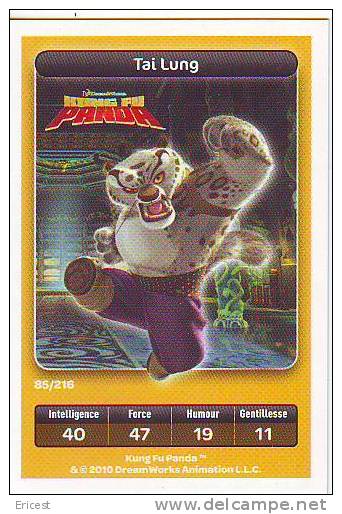 CARTE CARREFOUR DREAMWORKS KUNG FU PANDA TAI LUNG 85/216 BON ETAT - Autres & Non Classés