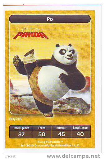 CARTE CARREFOUR DREAMWORKS KUNG FU PANDA PO 83/216 BON ETAT - Autres & Non Classés