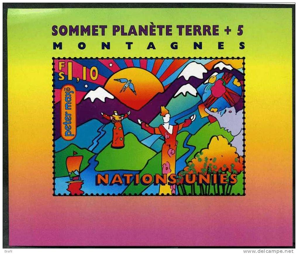 1997 Nazioni Unite Ginevra Summit Per La Terra Foglietto Nuovi (**) - Blocks & Sheetlets