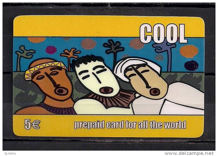 PREPAID   USED D0719 CARD FOR ALL THE WORLD  COOL  € 5 - Autres - Europe