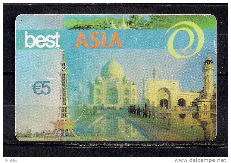 USED D0755  BEST ASIA CARD  € 5 - Altri - Asia
