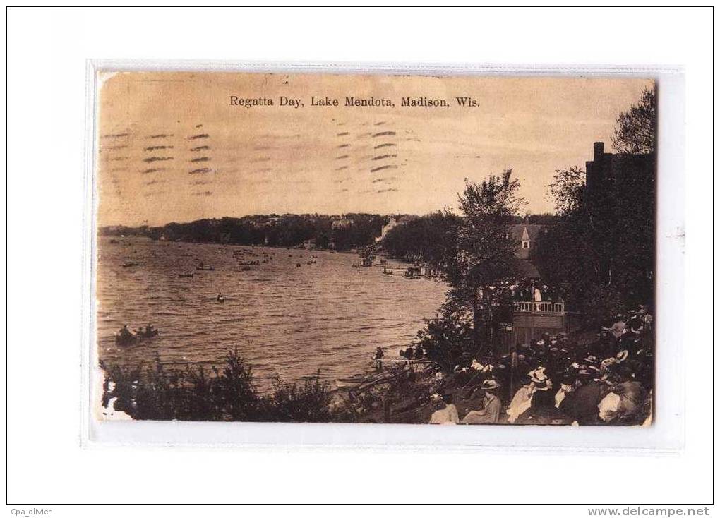 USA Wisconsin, Madison, Regatta Day, Lake Mendota, Ed Faber 2092, 1908 - Madison